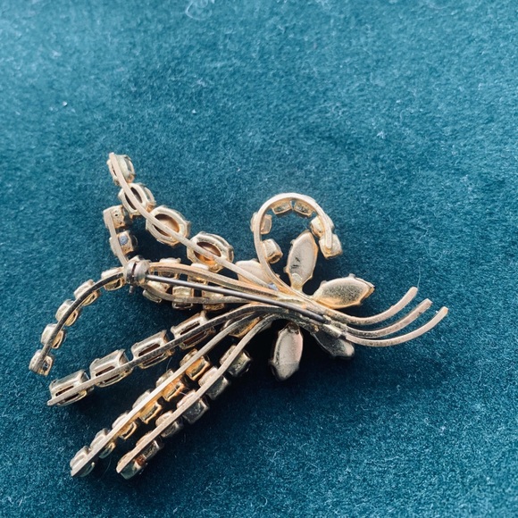 Vintage gemstone brooch. - Picture 3 of 4